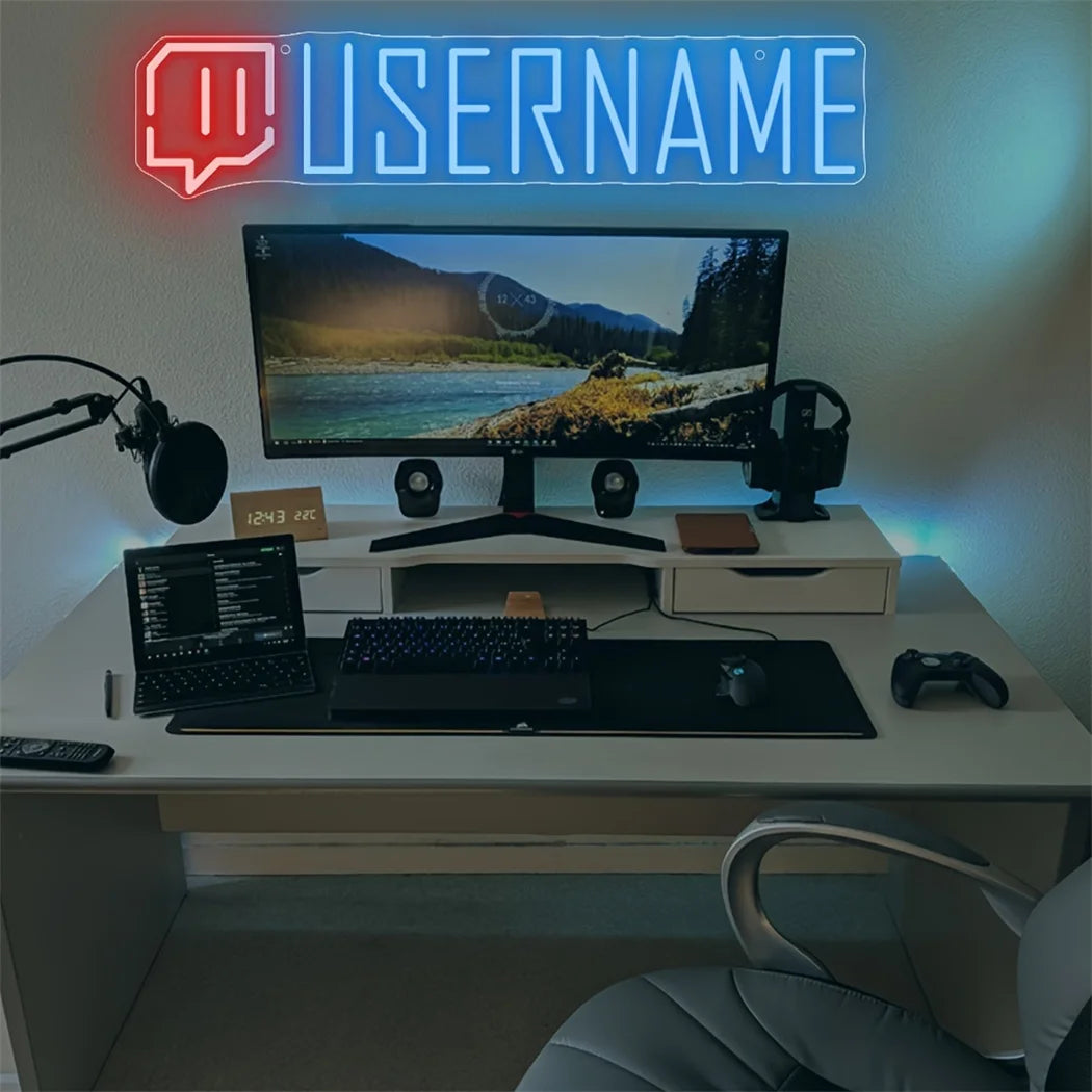 Custom LED Neon Sign  Personalized Wall Art for Gaming Room Bedroom Bar USB Powered Decorative Lighting for Weddings Halloween