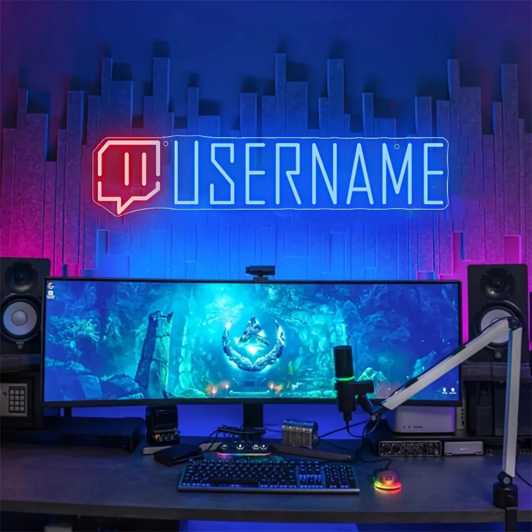 Custom LED Neon Sign  Personalized Wall Art for Gaming Room Bedroom Bar USB Powered Decorative Lighting for Weddings Halloween